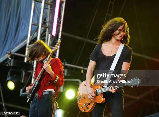 The Strokes performing in Hyde Park in 2006