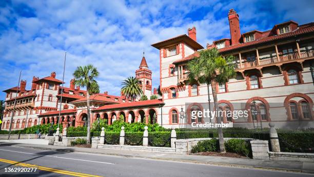 flager college (former ponce de leon hotel) in old town st augustine fl - st augustine florida ストックフォトと画像