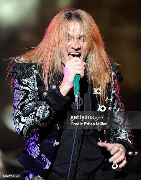 Sebastisn Bach Rocker Guns N Roses And Sebastian Bach Perform At The Joint At The Hard Rock ...