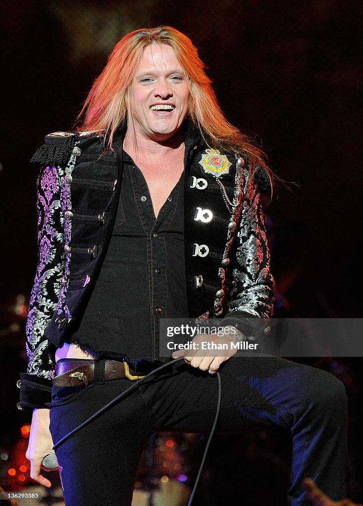 Sebastisn Bach Rocker Singer Sebastian Bach performs at The Joint inside the Hard Rock ...