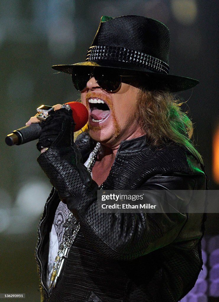 Guns N' Roses And Sebastian Bach Perform At The Joint At The Hard Rock Hotel & Casino