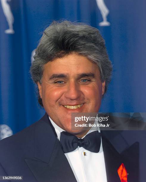 Jay Leno at the Emmy Awards Show, September 8,1996 in Pasadena, California.