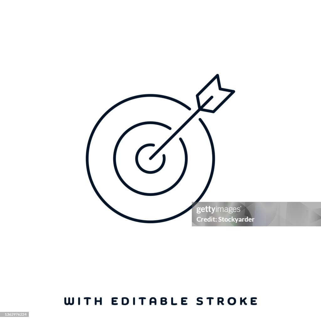Target Acquisition Vector Icon Design