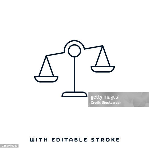 justice commission vector icon design - prison stock illustrations