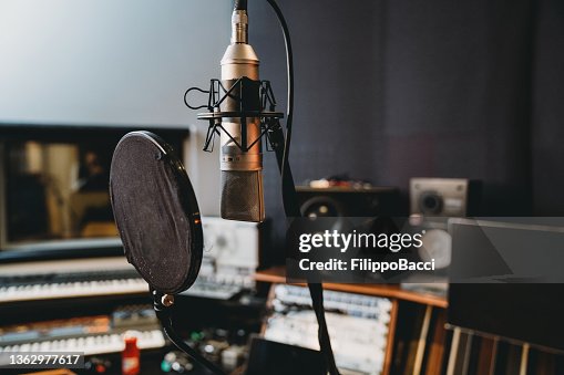 Recording equipment in a professional recording studio Recording equipment in a professional recording studio