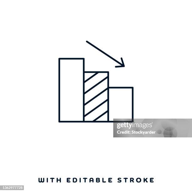 shrinking demand vector icon design - ask for directions stock illustrations