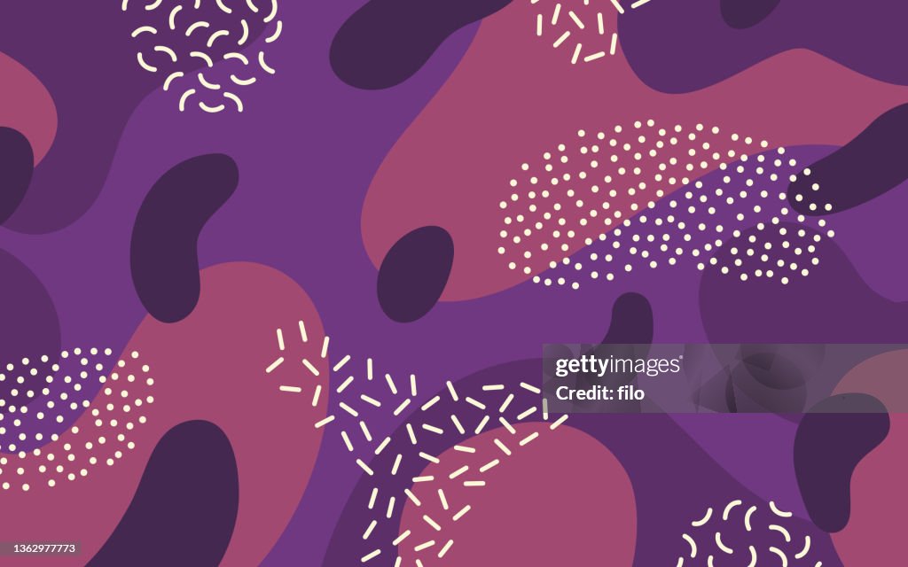 Abstrakte Ästhetik Blob Formen Hintergrund Muster Textur