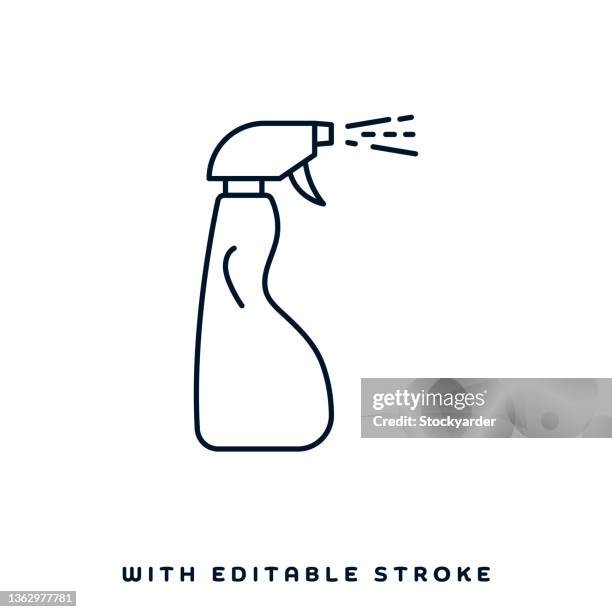 disinfectant liquid vector icon design - handmade soap stock illustrations