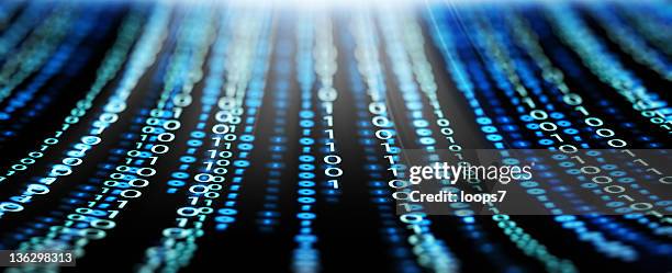 binary code panorama - binary abstract stock pictures, royalty-free photos & images