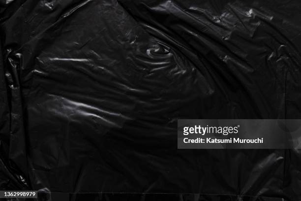 abstract plastic wrap texture background - polyäthylen stock-fotos und bilder
