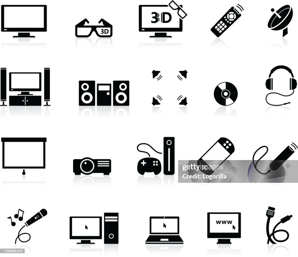 Home Entertainment icons
