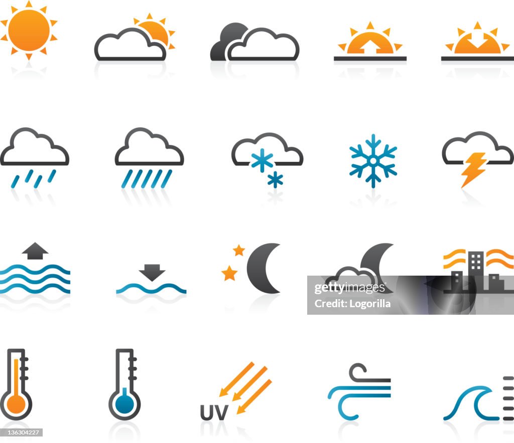 Weather icons - Set of 20