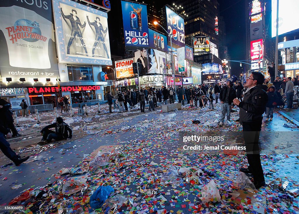 New York Celebrates New Year's Eve In Times Square