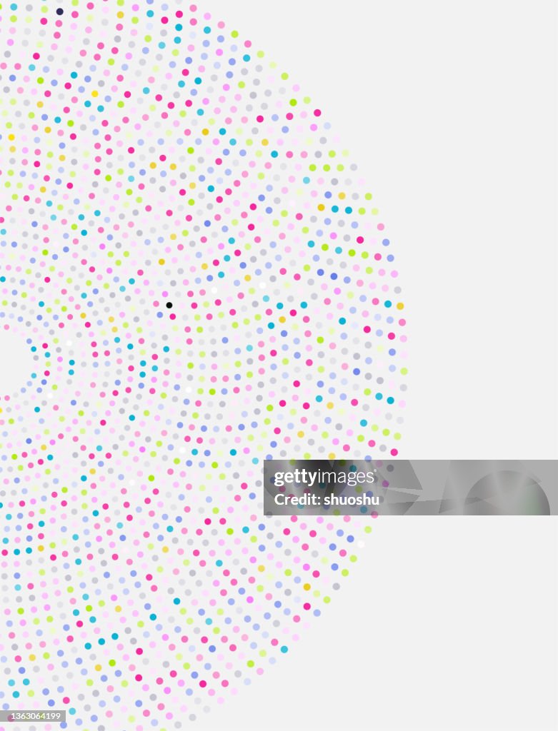 Vector Color Gradient Circle Pattern For Design High-Res Vector Graphic ...