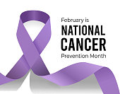 National Cancer Prevention Month. Vector illustration on white