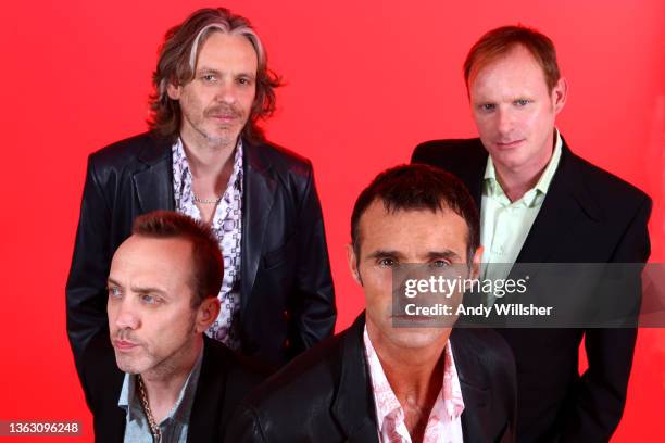 Scottish pop band Wet Wet Wet photographed in London in 2007.