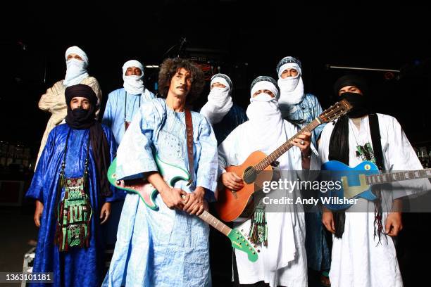 Tinariwen photographed in Oxford in 2009