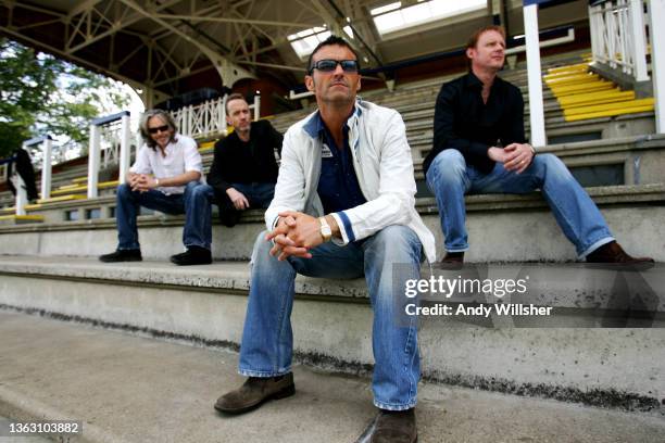 Scottish pop band Wet Wet Wet photographed at Newmarket Race Course in 2007