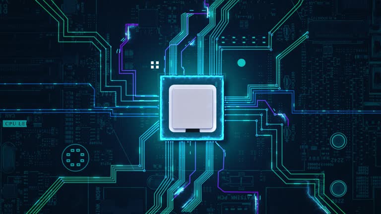 Animated Computer Cpu