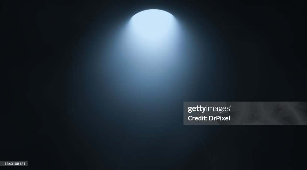 Blue Light in the Dark Room
