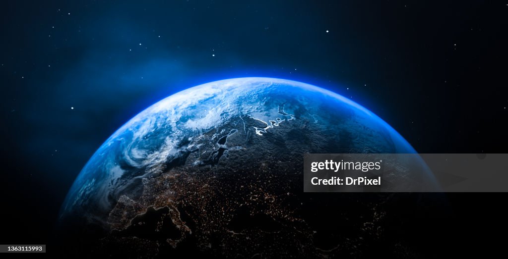 Planet Earth in Space