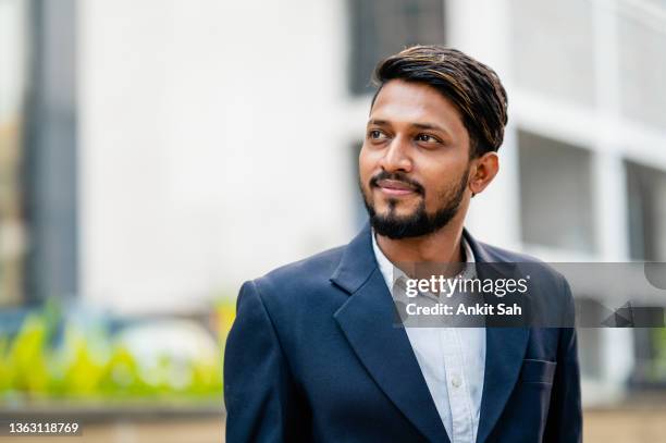 portrait of young businessman - south asia stock pictures, royalty-free photos & images