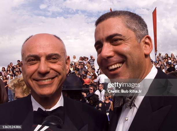 Alan Arkin with his son Adam Arkin at the Emmy Awards Show, March 23,1997 in Pasadena, California.