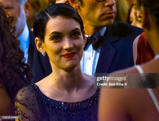 Winona Ryder at the Emmy Awards Show, March 23, 1997 in Los Angeles, California.