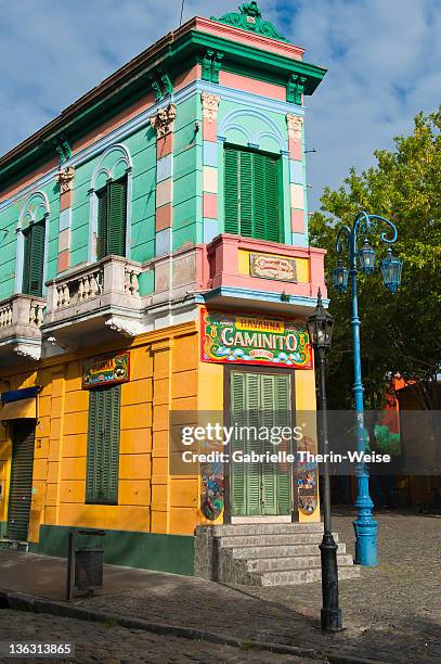 caminito - la boca - buenos aires - caminito stock-fotos und bilder