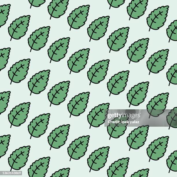 leaf pattern.ordered ordered. can be used in many fields. - organic leaf pattern stock illustrations