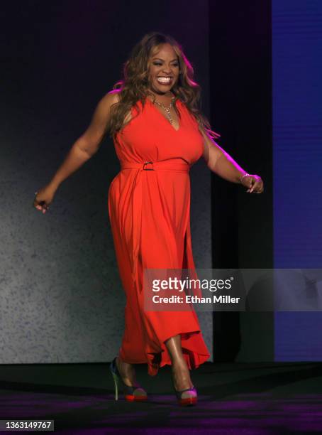 Actress, comedian, author, and television personality Sherri Shepherd is introduced during a keynote address by Abbott Chairman of the Board and CEO...