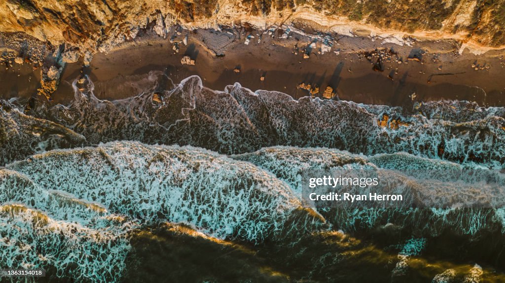 Onde aeree al tramonto
