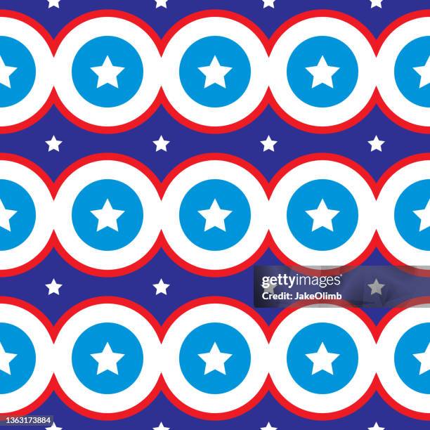 patriotic pattern 1 - star pattern stock illustrations