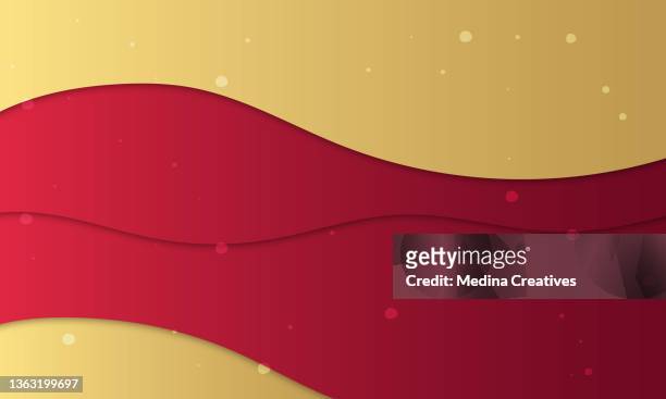 papercut style gradient color background - chinese new year stock illustrations