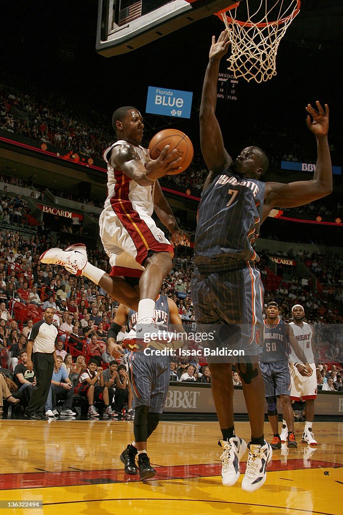 Charlotte Bobcats v Miami Heat