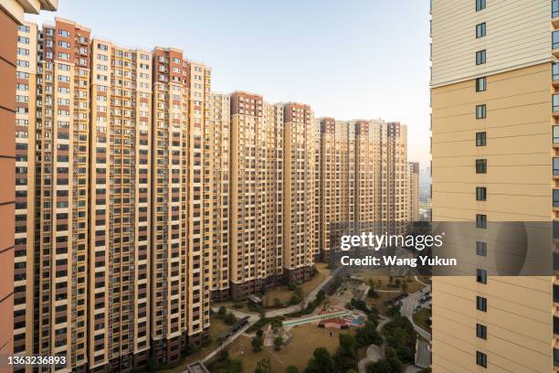 residential building - henan province stock pictures, royalty-free photos & images