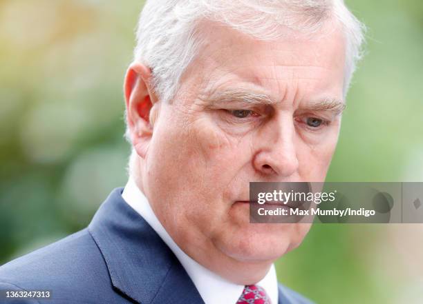 Prince Andrew, Duke of York attends the QIPCO King George Weekend at Ascot Racecourse on July 27, 2019 in Ascot, England.