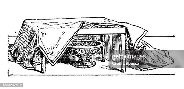 antique illustration: tandoor - tandoor oven stock illustrations