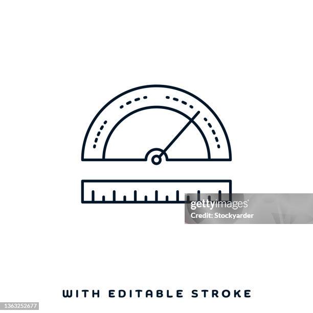 ilustrações, clipart, desenhos animados e ícones de design de ícone do vetor de medição de desempenho e satisfação - velocímetro