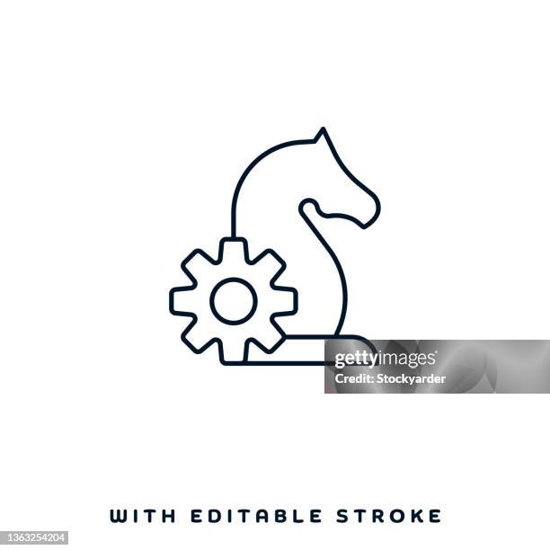 strategy game vector icon design - queen-chess-piece-clip-art stock illustrations