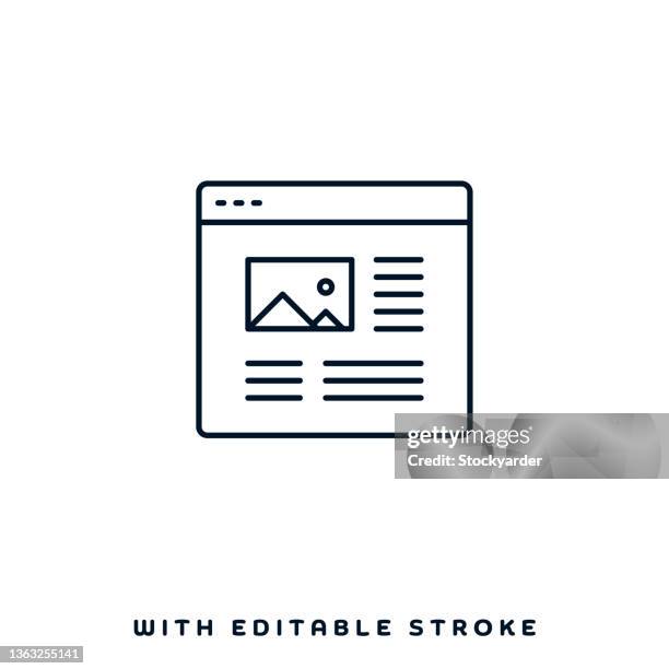 web design specialist vector icon design - developer screen stock illustrations