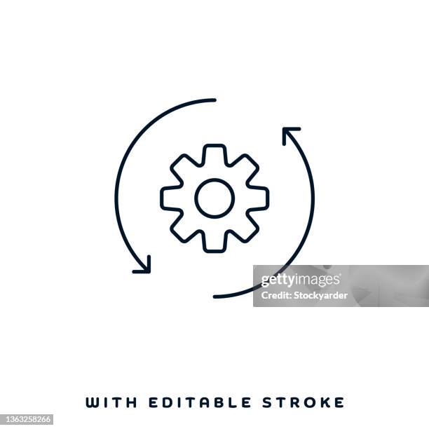 reproduction cost vector icon design - turning stock illustrations