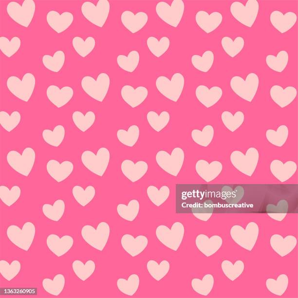 heart shape pattern design - heart pattern background stock illustrations
