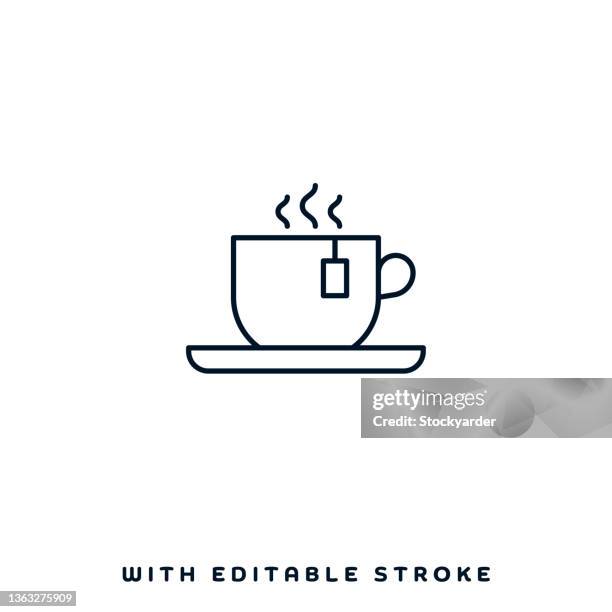 tea blend vector icon design - iced tea stock illustrations