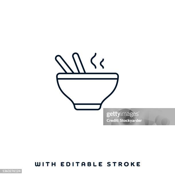chinese cuisine vector icon design - chinese food stock illustrations