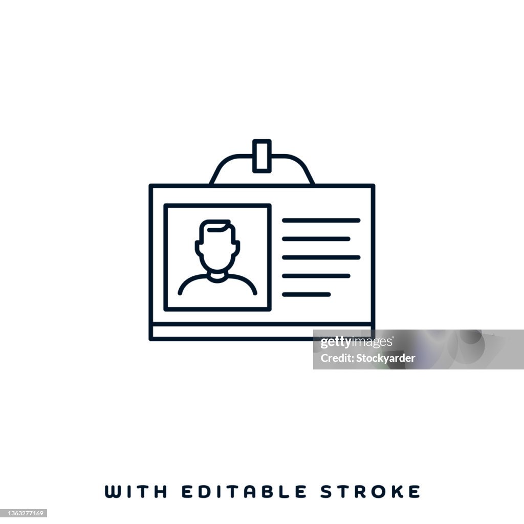 Identity Authentication Vector Icon Design
