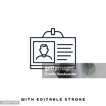 Identity Authentication Vector Icon Design Identity Authentication Vector Icon Design