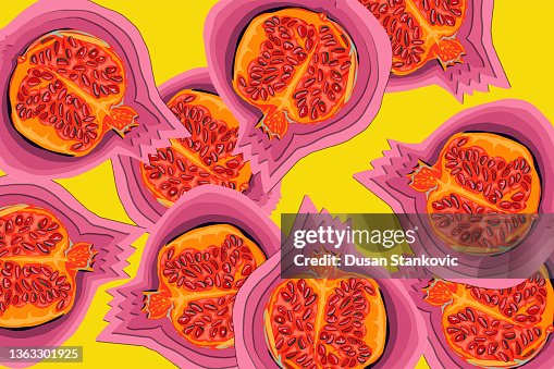 Pomegranate pattern Pomegranate pattern
