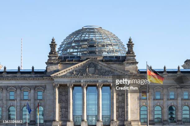 reichstag building (deutscher bundestag, berlin/ germany) - the reichstag stock pictures, royalty-free photos & images