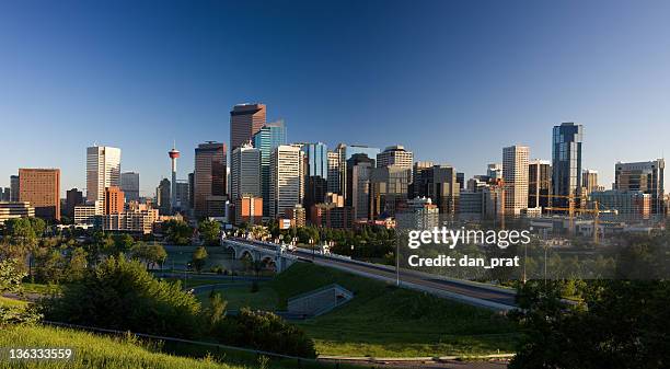 calgary panorama (xxl - calgary foto e immagini stock